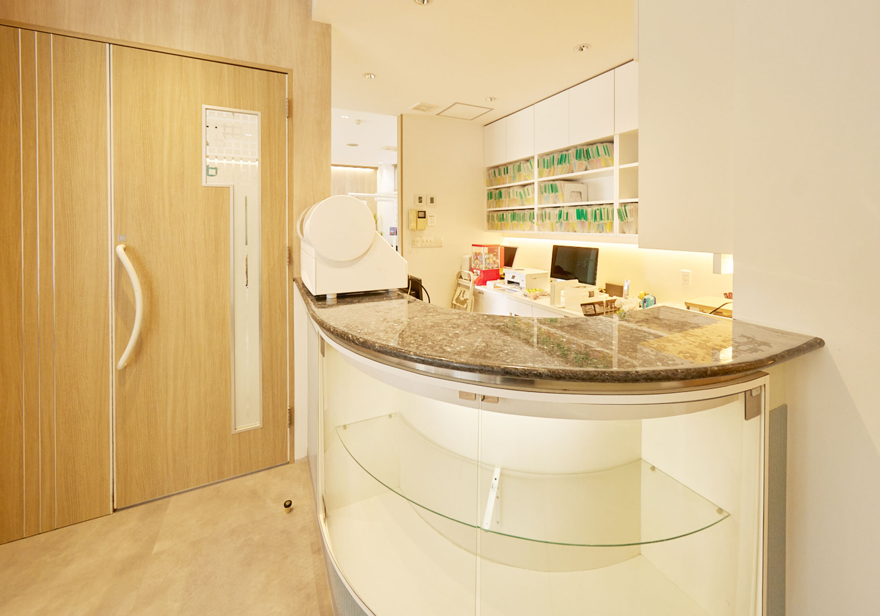 受付・物販コーナー